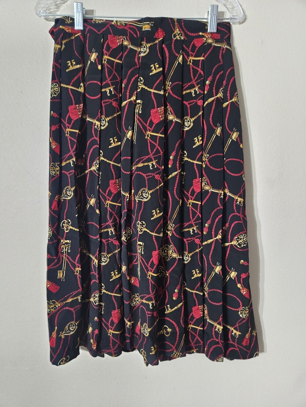 VTG Talbots Pleated Skirt Size 12 - Picture 2 of 5